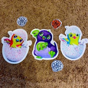 Hatchimals Felt Stickers